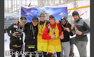 نخستین دوره مسابقات بین‌المللی «والیبال برفی» در پیست دیزین