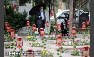 اولین پنجشنبه سال 1400 در بهشت زهرا(س) 18