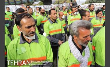 بازدید رییس ستاد اربعین شهرداری تهران از مرکز اسکان خادمین حسین 24