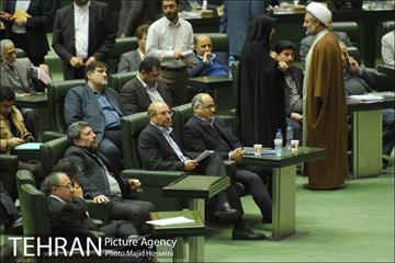 حضور شهردار تهران در جلسه علنی مجلس شورای اسلامی 13
