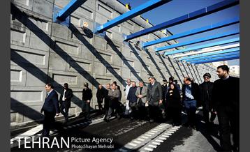 افتتاح پروژه زیرگذر استاد معین 3