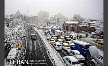بارش برف در تجریش 10