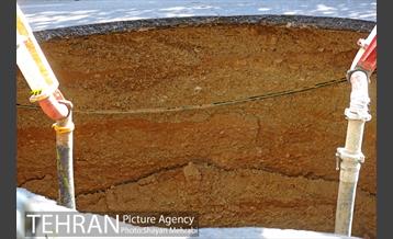 ریزش بخشی از خیابان پیامبر اتوبان ستاری -2 32