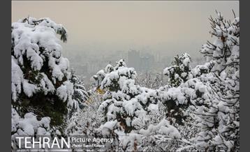 برف زمستانی پارک جمشیدیه 10
