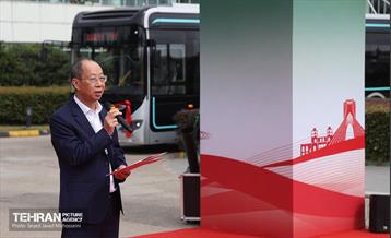 آیین رونمایی و تحویل 110 دستگاه اتوبوس جدید برقی پایتخت در کشور چین 16