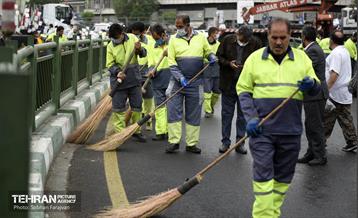خدمات شهرداری تهران در پایان روز قدس 12