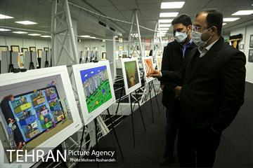 افتتاح نمایشگاه کاریکاتور شهرهوشمند و تهران من 19
