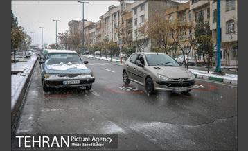 بارش نخستین برف پاییزی در تهران 13