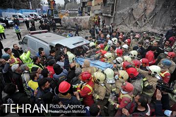 هشتمین روز آواربرداری ساختمان پلاسکو-1 12