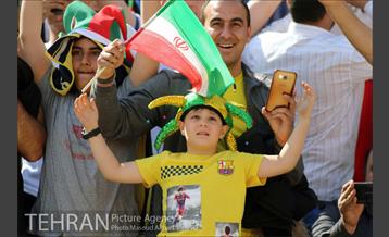 تماشاگران دیدار دو تیم ایران و چین