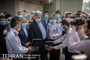 آئین رونمایی از تجهیزات جدید سازمان آتش نشانی شهرتهران  9