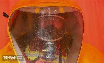 مانور انتشار مواد شیمیایی در منطقه۷