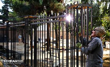 آخرین مراحل ساخت بوستان مادر و کودک "باغ نظر" 5