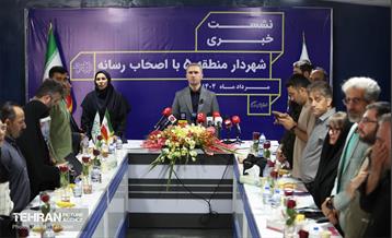 نشست خبری شهردار منطقه 5 18