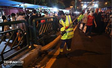 خدمات شهرداری تهران در پایان جشن غدیر 4