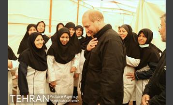 بازدید دکتر قالیباف از موکب جنت الزهرا (س) در کربلا 8