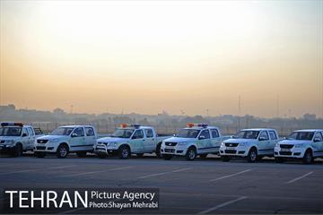 پیشواز نیروهای شهربان و حریم بان از نوروز با حضور شهردار تهران 2
