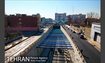 افتتاح زیر گذر استاد معین 9