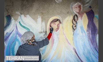 جشنواره نقاشی دیواری منطقه ۹