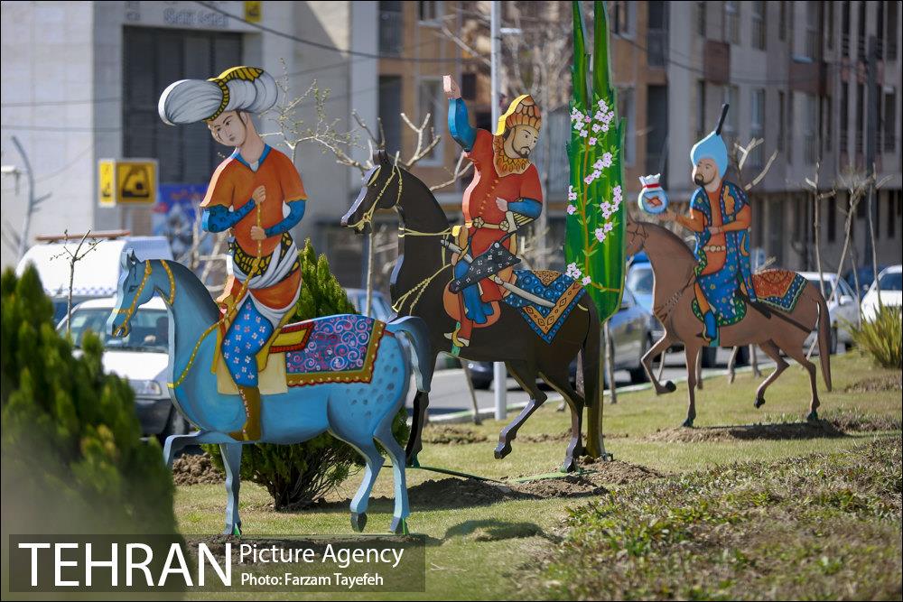 رنگ و بوی بهاری در خیابان های منطقه ۵