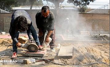 آخرین مراحل ساخت بوستان مادر و کودک "باغ نظر" 3