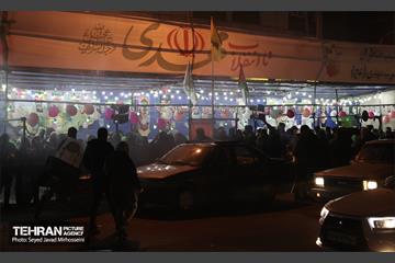 نورافشانی میدان ولیعصر(عج) به مناسبت نیمه شعبان 3