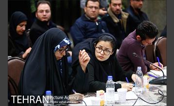 نشست خبری آتش سوزی ساختمان اداری میدان ولیعصر(عج) 9