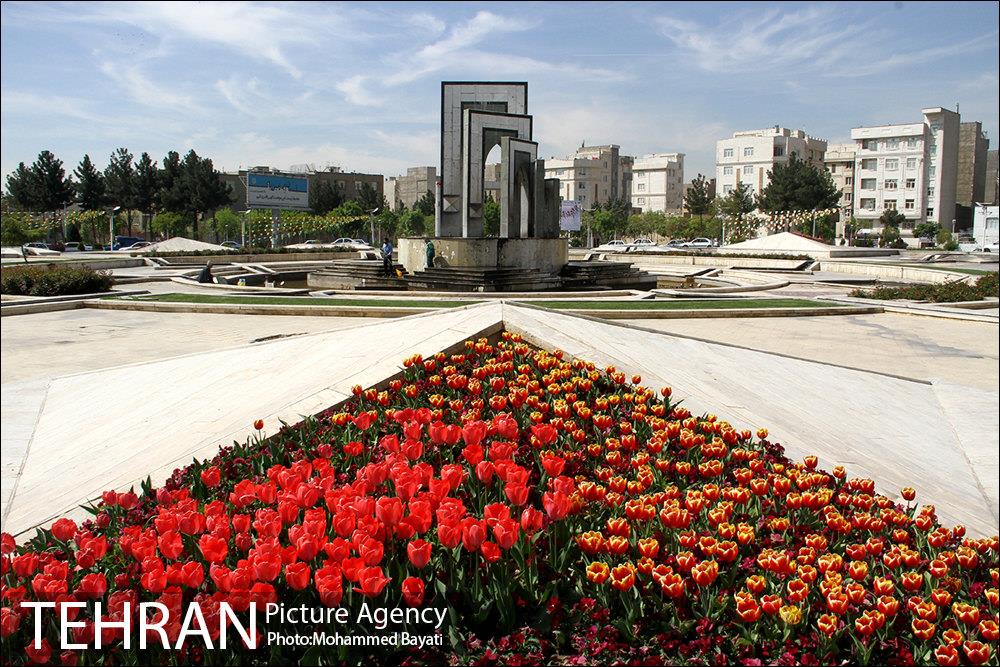 لاله آرایی در منطقه 20
