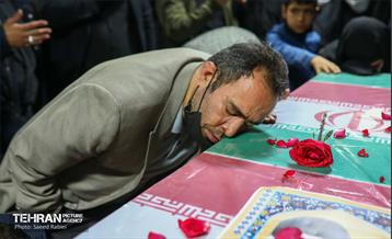 مراسم وداع با شهید سید مرتضی رضا قدیری در حراست شهرداری 34