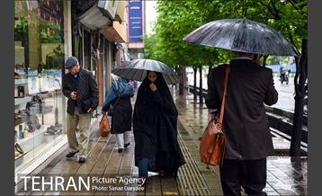باران بهاری در تهران 3
