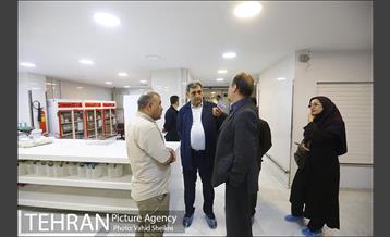 بازدید شهردار تهران  از اداره کل انتقال خون استان تهران 13