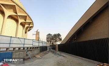 اینجا کارگاهه؛ محوطه سازی حریم تئاتر شهر 5