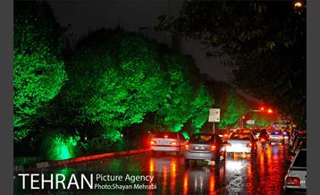 بارش شدید باران و تگرگ در تهران 18