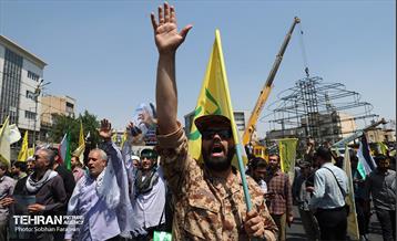 راهپیمایی مردمی علیه تهاجم رژیم صهیونیستی به ایران 2