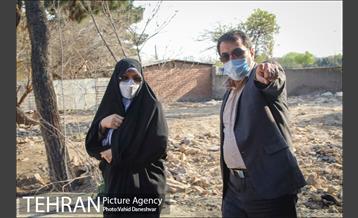 آیین افتتاح نیروگاه خورشیدی و کوچه دوستی در منطقه۱۷