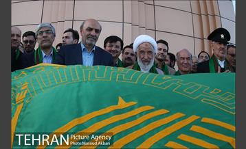 اهتزاز پرچم امام رضا در کمیته ملی المپیک 29