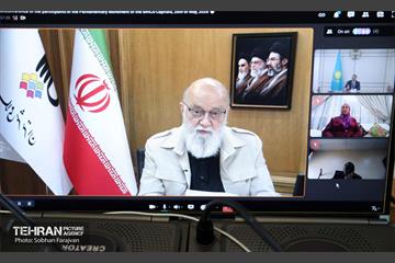 سخنرانی برخط رئیس شورای اسلامی شهر تهران در اجلاس بریکس 9