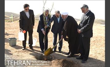 افتتاح پروژه1200 هکتاری کمربند سبز شهر تهران با حضور دکتر روحانی 10