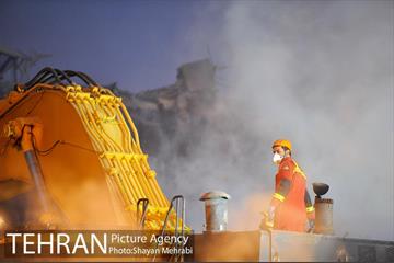 پنجمین روز آواربرداری ساختمان پلاسکو 33