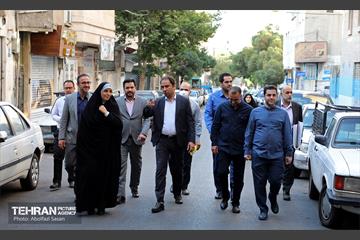 بازدید معاون هماهنگی و امور مناطق شهرداری تهران از منطقه ۸ 15