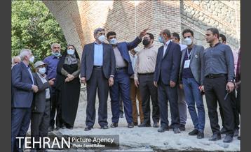 آیین بهره برداری از پروژه مرمت و احیاء پل آجری تاریخی و ثبتی کن 22