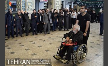 عزاداری عاشورای حسینی در حرم حضرت عبدالعظیم(ع) با حضور دکتر روحانی و دکتر نجفی 11