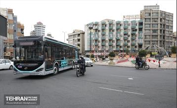 بهره‌برداری از اتوبوس های برقی شهر تهران 34