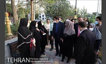 بازپیرایی بوستان قمربنی هاشم(ع)در شب میلاد امام رضا(ع) 4