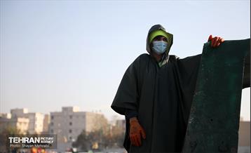 مانور برف روبی شهرداری منطقه 20