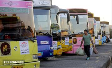 آیین بدرقه کاروان اعزامی اتوبوس های خادم الحسین (ع) 4