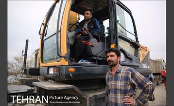 جلوگیری از ورود اب گرگان رود به شهر اق قلا 20