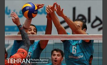 دیدار سایپا تهران و صالحین ورامین در لیگ برتر والیبال 13