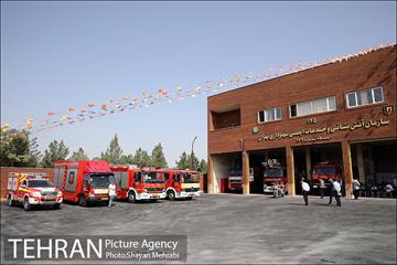افتتاح ایستگاه ١٣٢ آتش نشانى شهردارى تهران 1