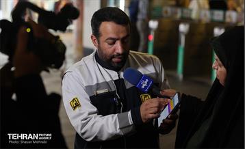 بازدید سخنگوی شهرداری تهران از مترو تهران 11